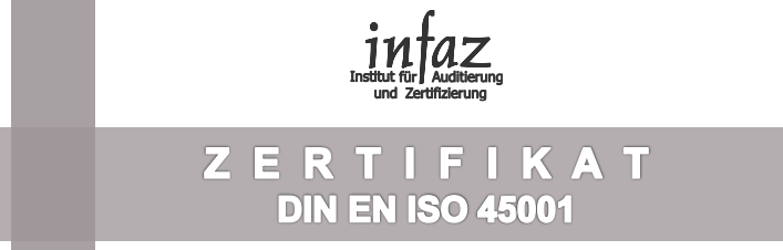 Zertifikat ISO 45001